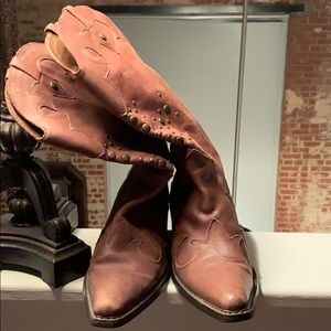 Nine West 6 1/2 Brown cowboy boots